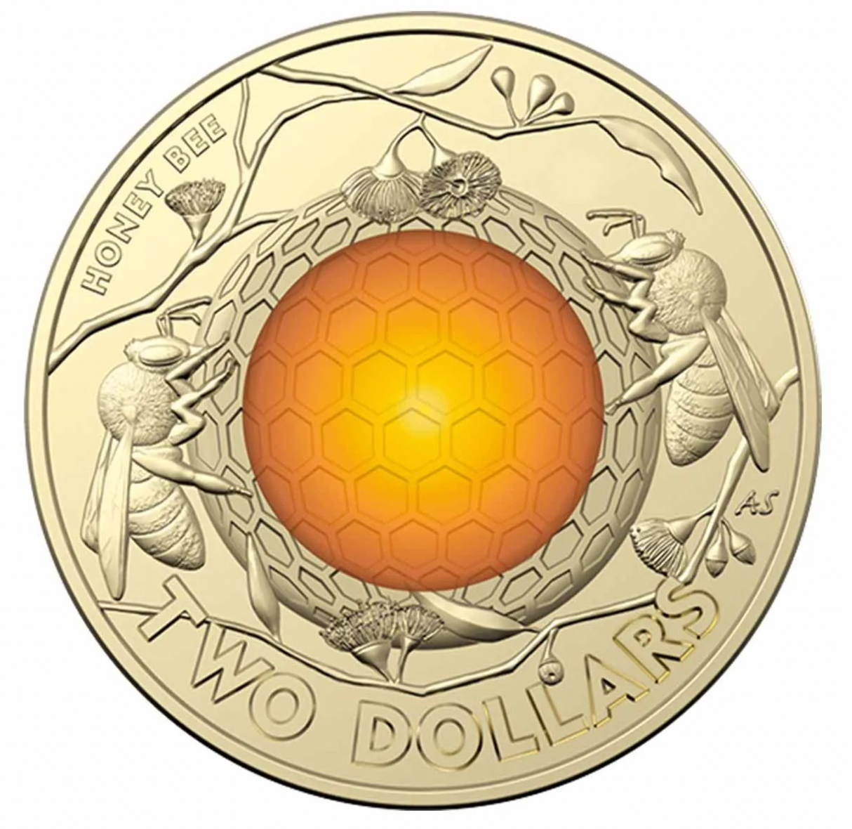 2022 Honey Bee $2 Uncirculated Carded Coin