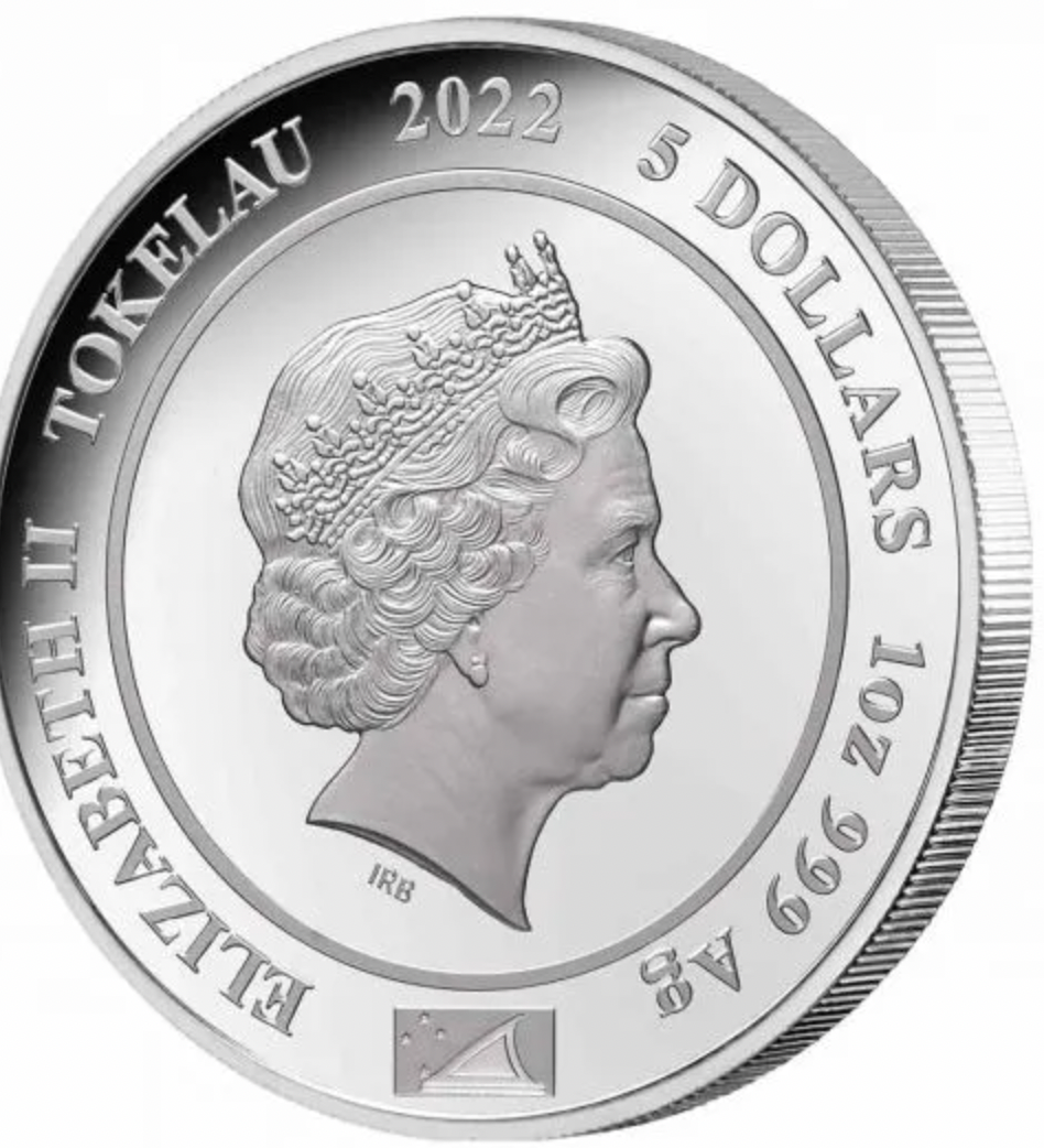 2022 Queen Elizabeth II Platinum Jubilee $5 1oz Silver Proof Coin