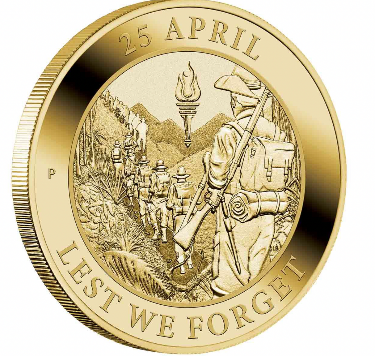 2022 $1 Anzac Day Lest We Forget Carded Coin