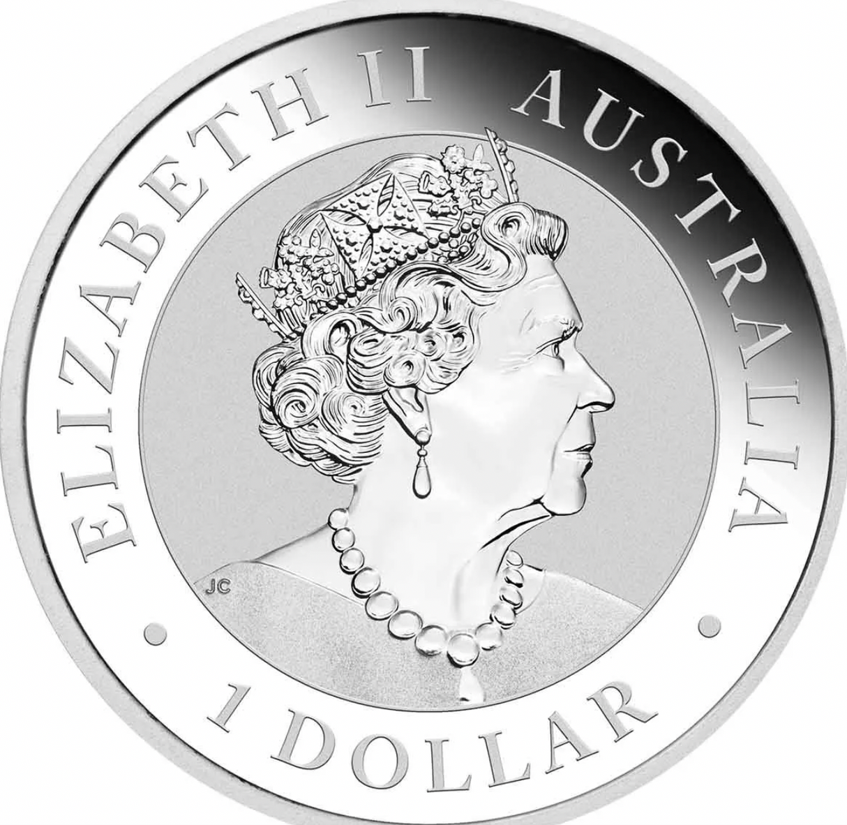 2022 Australian Wombat $1 Coloured 1oz Coin in Card.