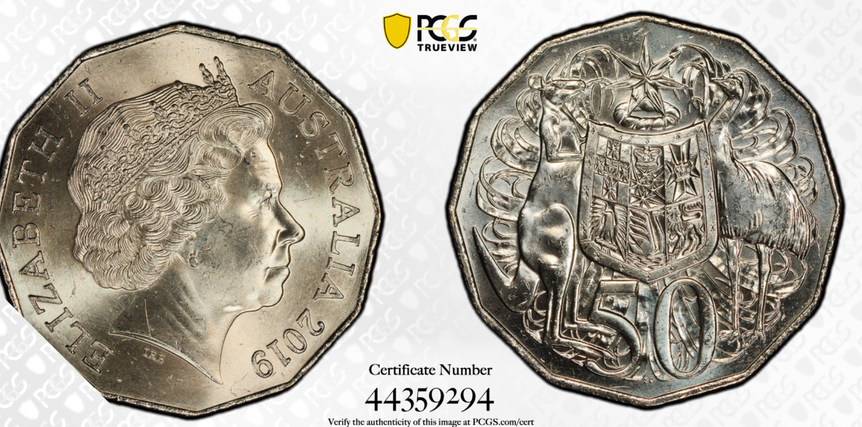 2019 50c IRB PCGS MS65