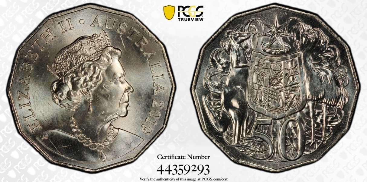 2019 50C IRB PCGS MS66