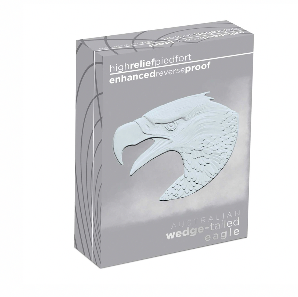 2022 Australian Wedge-tailed Eagle 2oz Silver Enhanced Reverse Proof High Relief Piedfort Coin