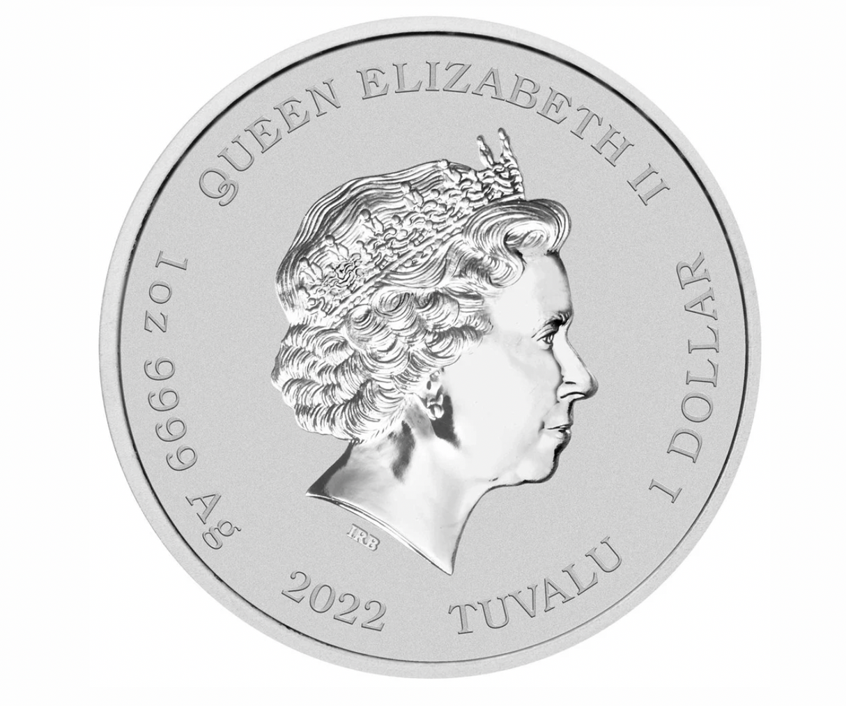 2022 Homer Simpson 1oz Silver Coin in Card