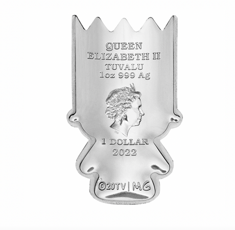 2022 Bart Simpson 1oz Silver Minted Mini Coin
