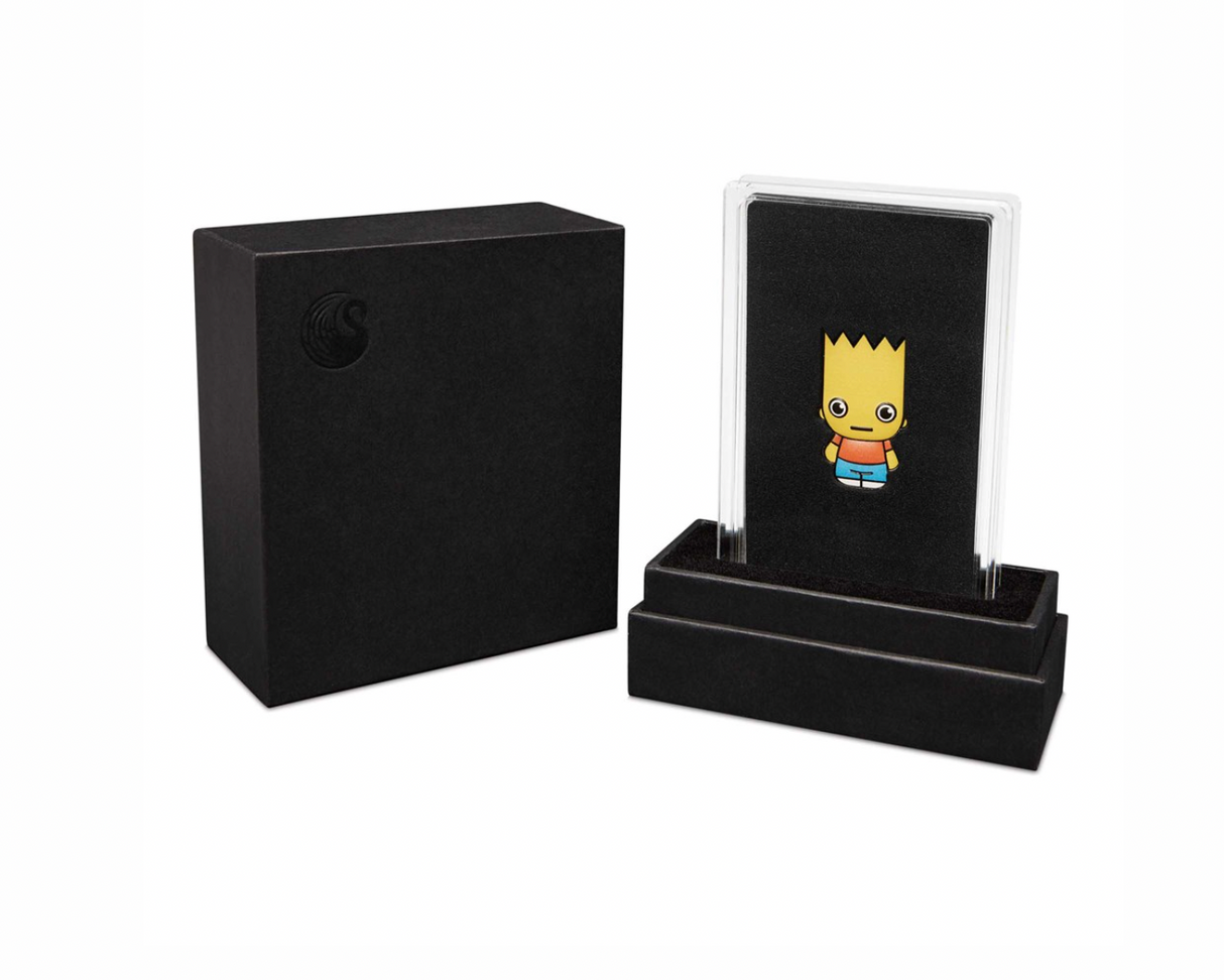 2022 Bart Simpson 1oz Silver Minted Mini Coin