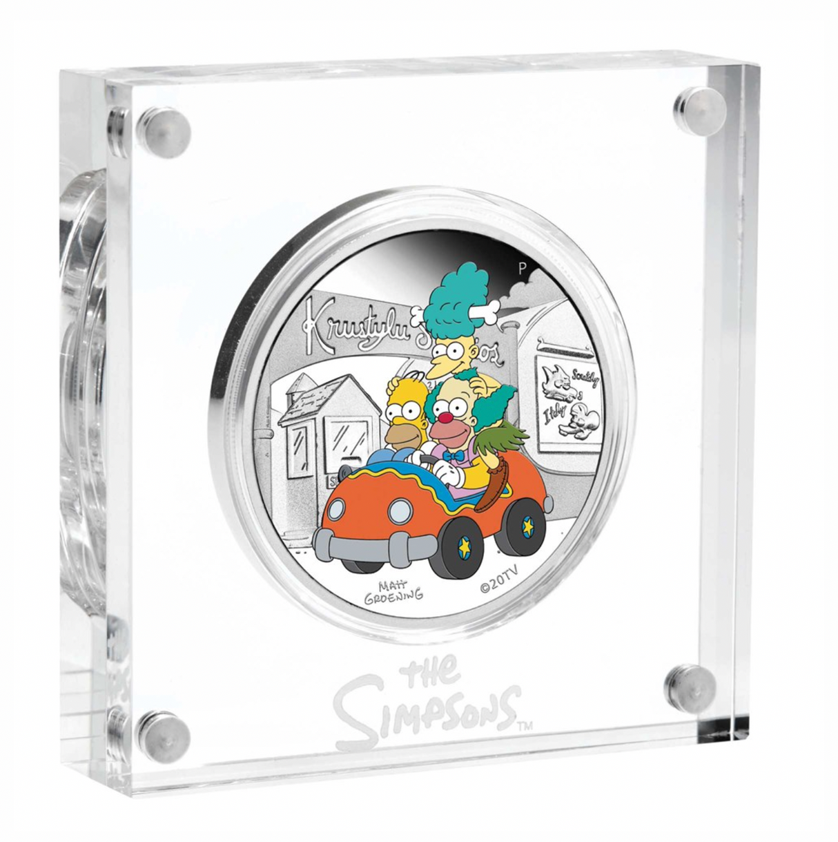 2022 Krustylu Studios 1oz Silver Proof Coloured Coin
