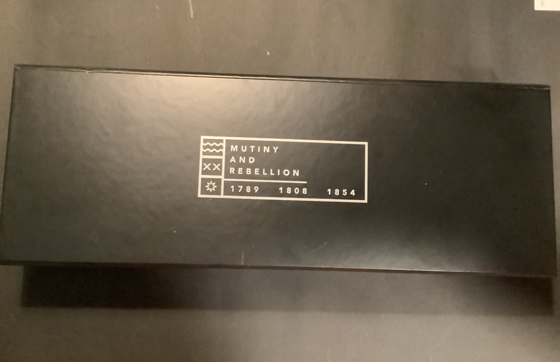 2019 Mutiny And Rebellion Three $5 Silver Proof Coin Set. 1789, 1808, 1854.