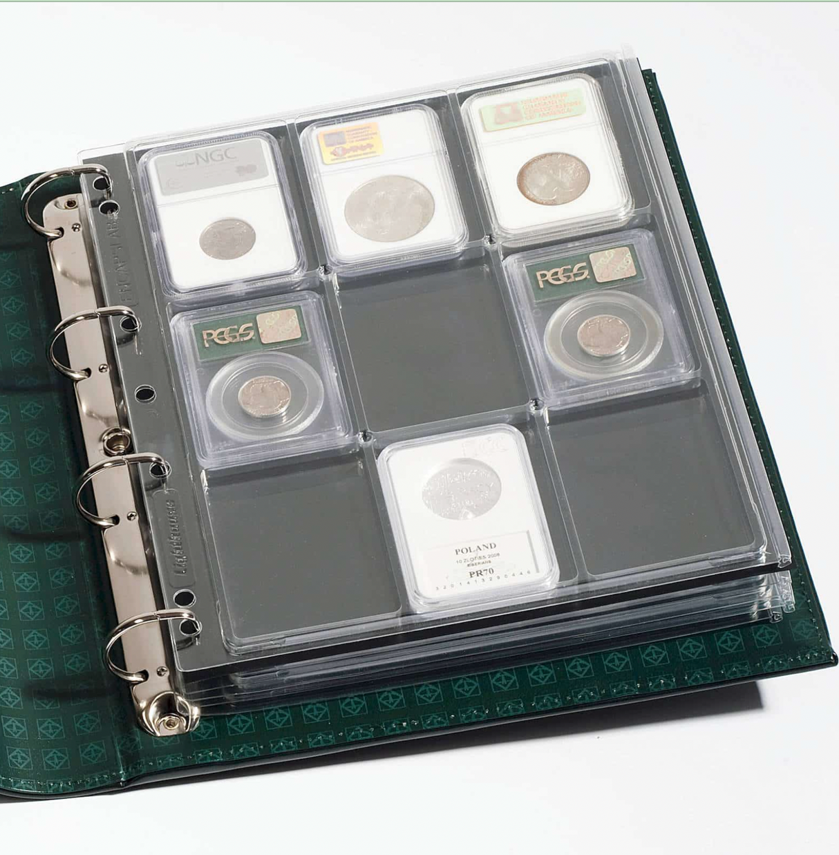 ENCAP, clear pockets for Everslab, Quickslab and US PCGS Coin Capsules