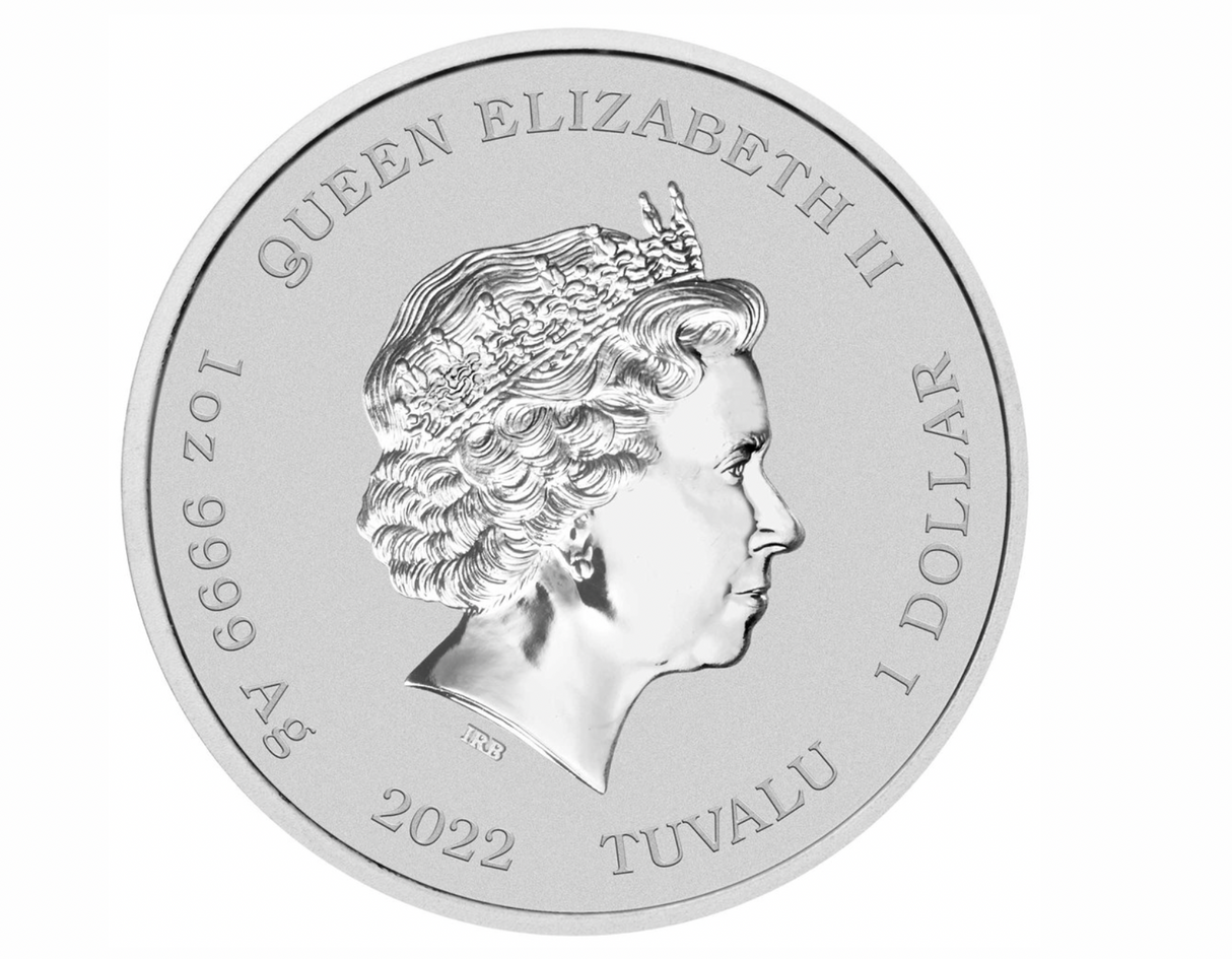 2022 The Simpsons Season’s Greetings 1oz Silver Coloured Coin in Card