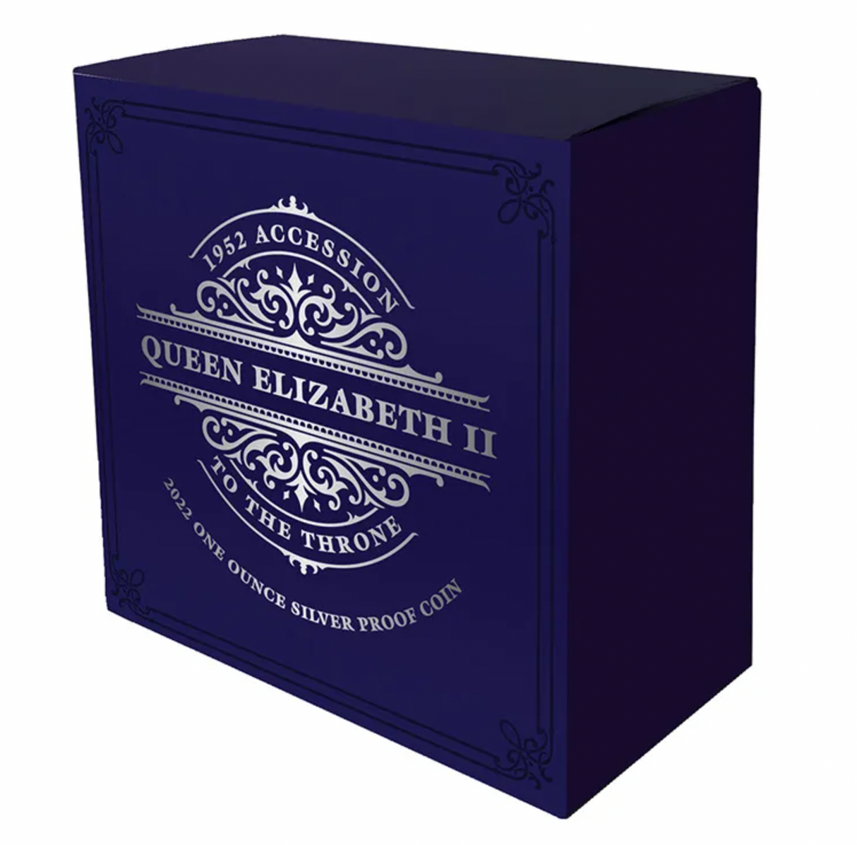 2022 $5 Queen Elizabeth II Accession 1oz Silver Proof Coin