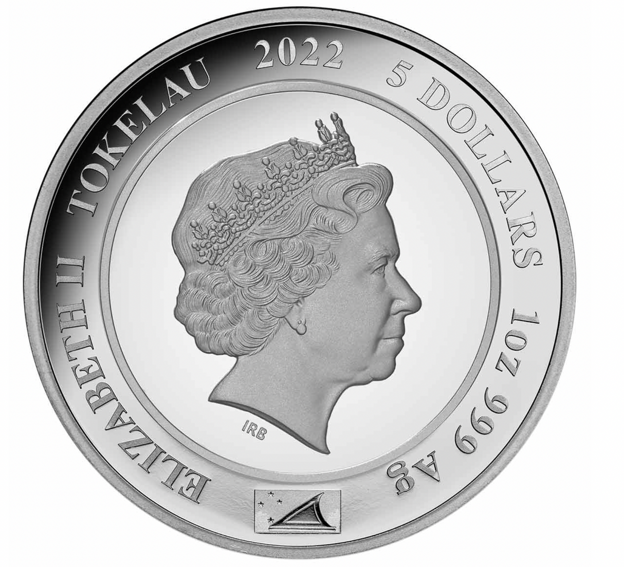 2022 $5 Queen Elizabeth II Accession 1oz Silver Proof Coin
