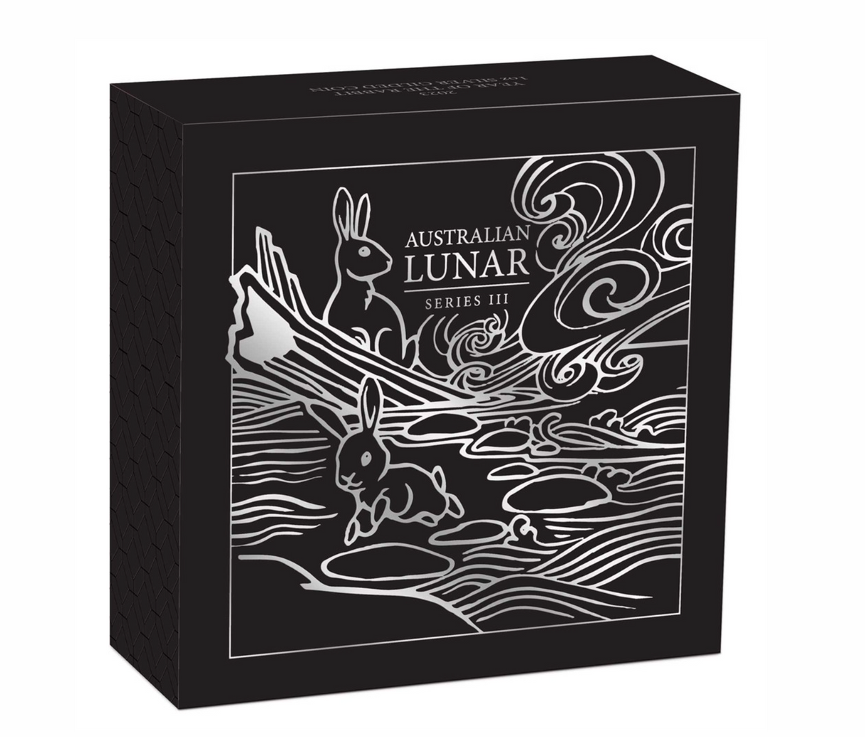 2023 Year of the Rabbit 1oz Silver Gilded Coin