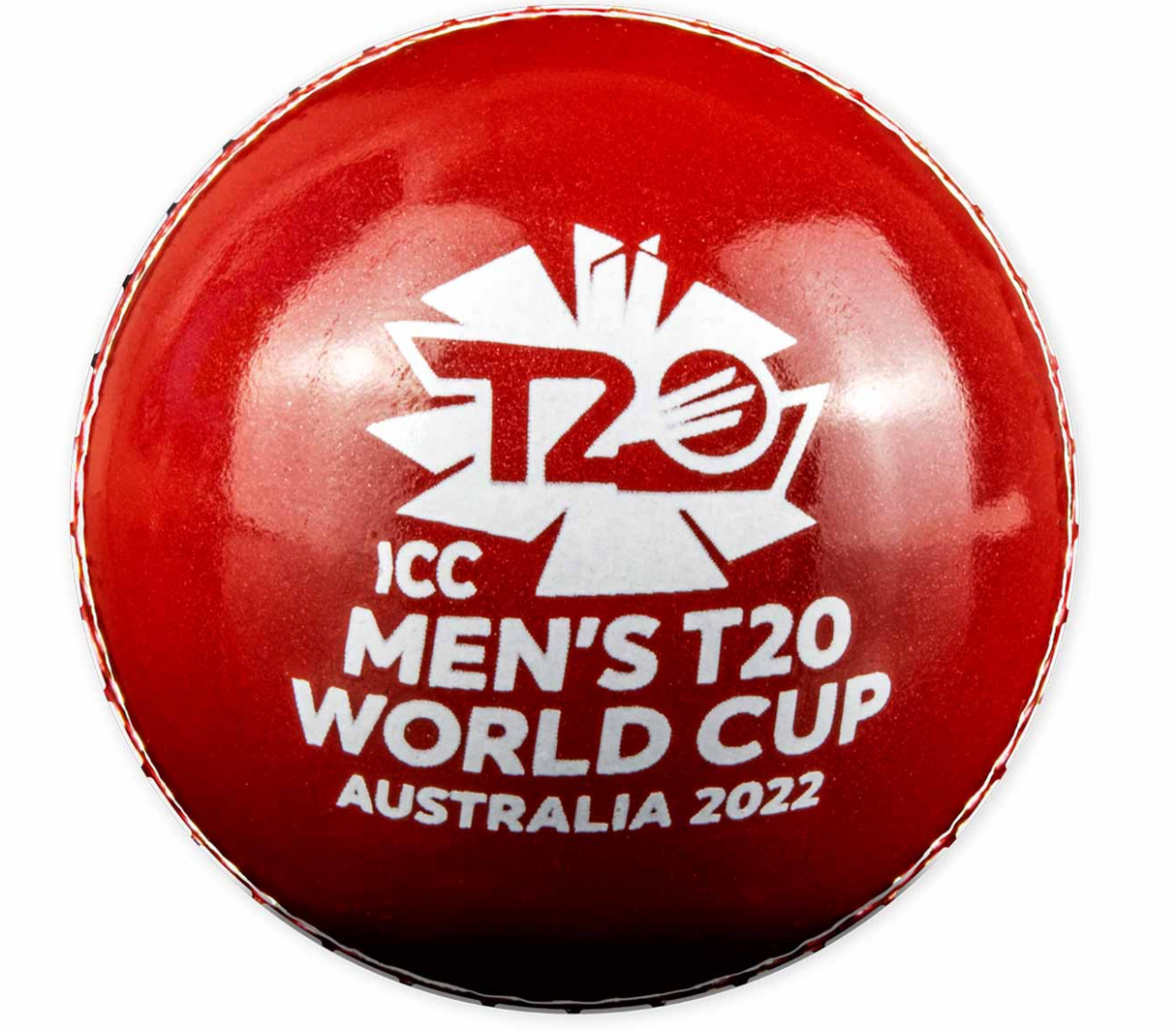 2022 T20 Men's Cricket World Cup $5 Ball-shaped Colour 1oz Silver Coin.