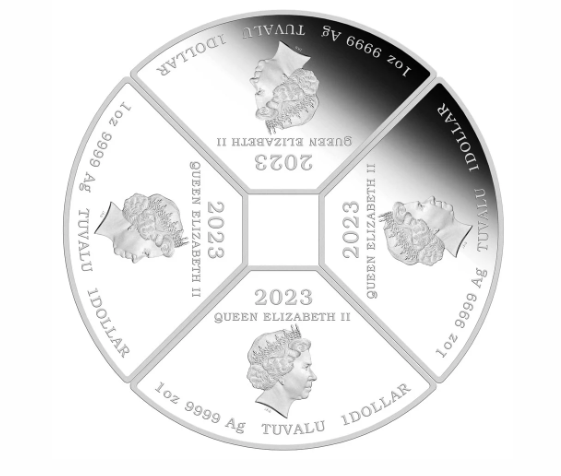 2023 Year of the Rabbit Quadrant 1oz Silver Proof Four-Coin Set