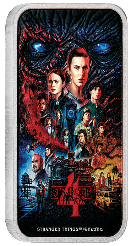 2026 Stranger Things. Series 4. 1oz Silver Proof Coin
