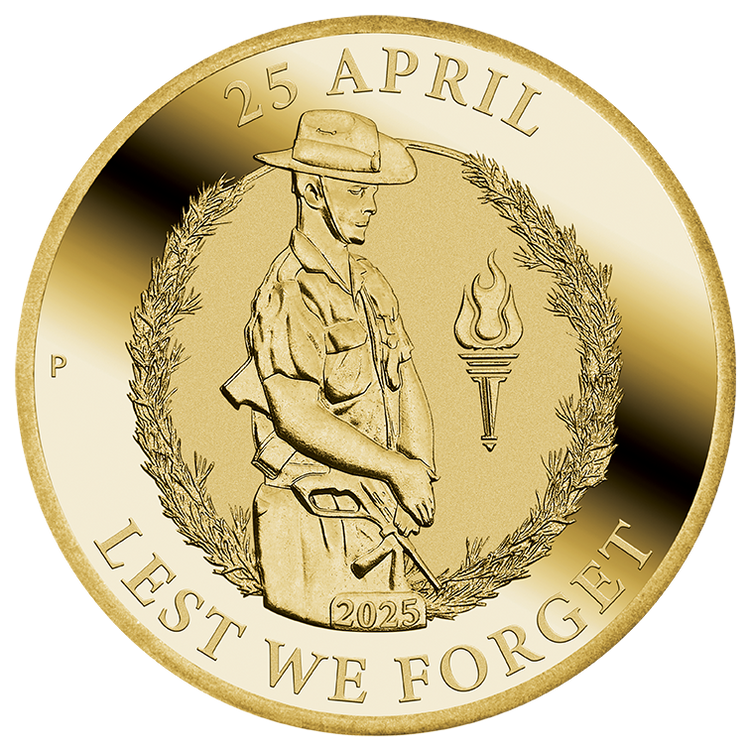 2025 $1 Carded Coin. Anzac Day.