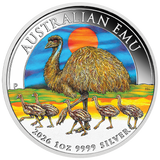 Australian Emu 2026 1oz Silver Coloured Coin