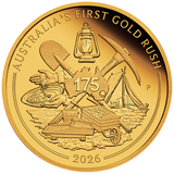 2026 1/4oz Gold Proof Coin Australia’s First Gold Rush 175th Anniversary