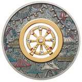 2025 2oz Ferris Wheel Silver Antiqued