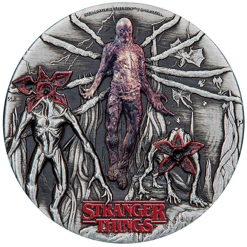 Stranger Things – Villains 2026 2oz Silver Antiqued Coloured Coin