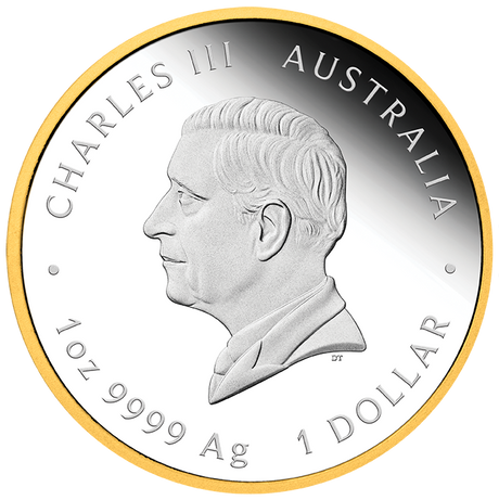 2026 1oz Silver Proof Gilded Coin Australia’s First Gold Rush 175th Anniversary