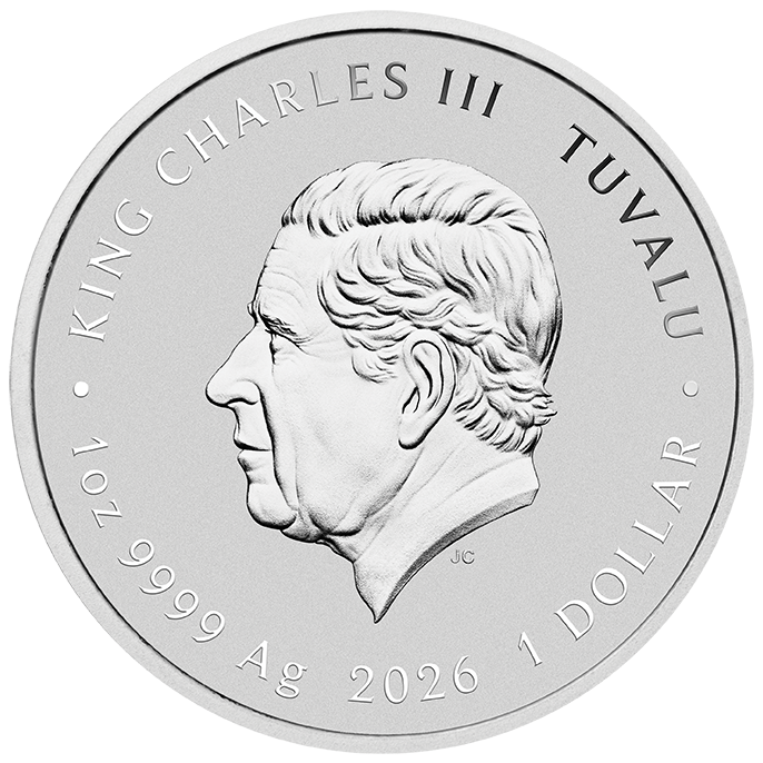 Stranger Things - The Upside Down 2026 1oz Silver Coloured Coin