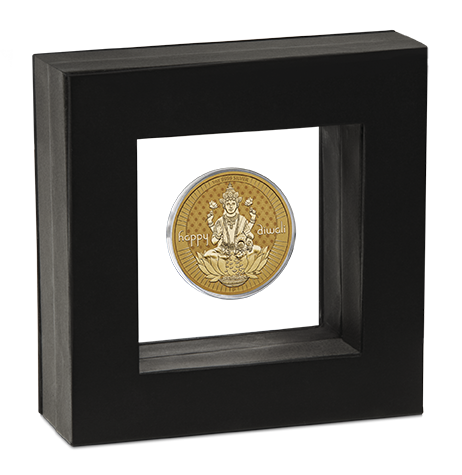 Diwali 2024 1oz Silver Gilded Medallion