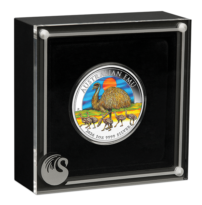 Australian Emu 2026 1oz Silver Coloured Coin