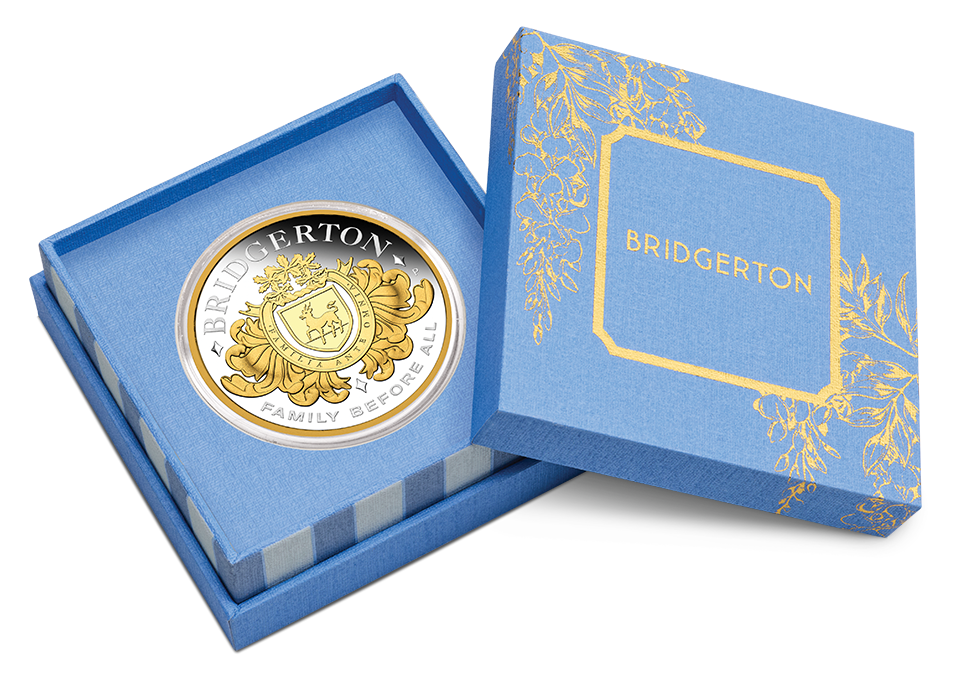 2026 House of Bridgerton Gilded 2oz Silver Proof Coin