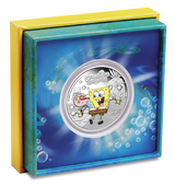 Spongebob Squarepants - Spongebob & Gary 2024 1oz Silver Proof Coloured Coin