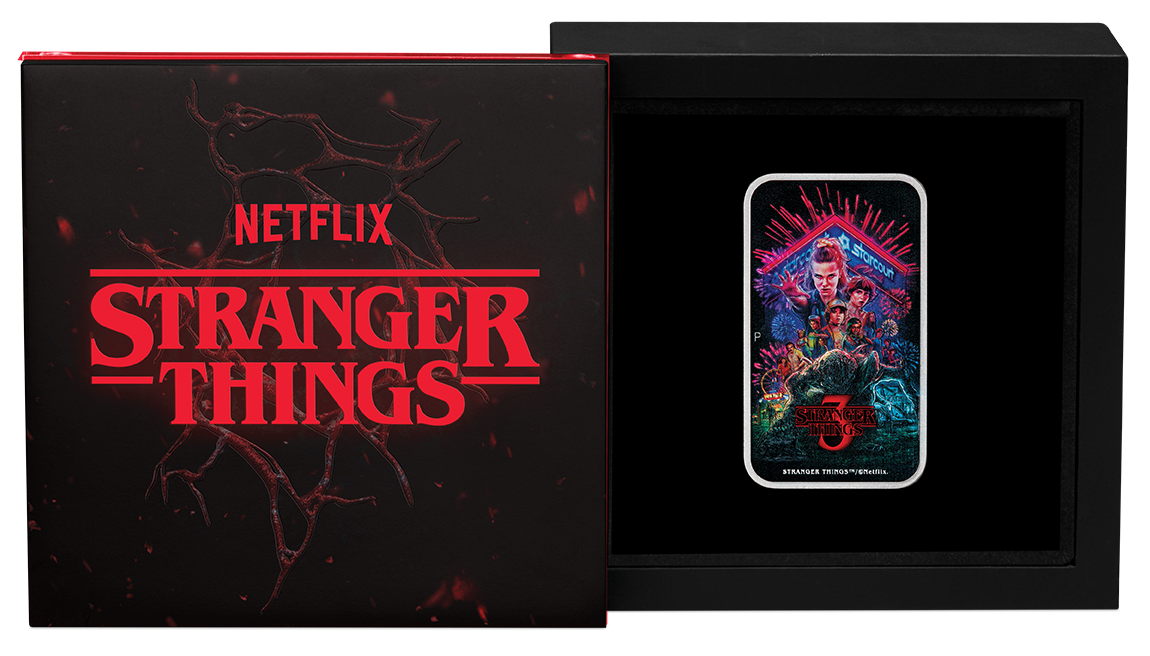 2026 Stranger Things. Series 3. 1oz Silver Proof Coin