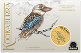 2025 $1 Kookaburra Gold-Gilded 1oz Silver Sydney ANDA Expo Coin