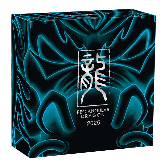 2025 1oz DRAGON Silver Proof Rectangular Coin