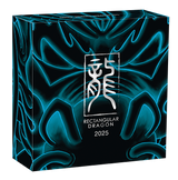 2025 1oz DRAGON Silver Proof Rectangular Coin