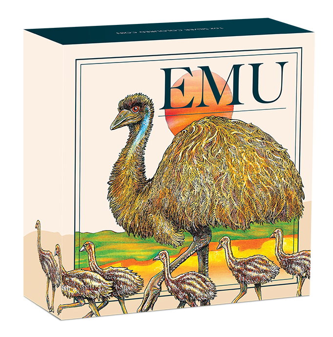 Australian Emu 2026 1oz Silver Coloured Coin