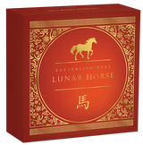 2026 1oz Opal Lunar Horse Silver Proof Coin.
