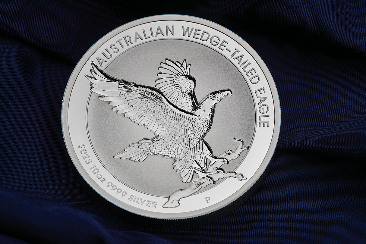 2023 AUSTRALIAN WEDGE-TAILED EAGLE 10oz SILVER INCUSED COIN