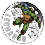 Teenage Mutant Ninja Turtles - Leonardo 2024 1oz Silver Coloured Proof Coin