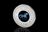 2026 1oz Opal Lunar Horse Silver Proof Coin.