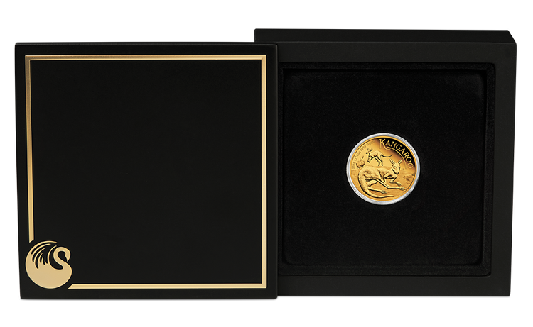 2025 $15 1/10oz Gold Proof Coin. Australian Kangaroo.