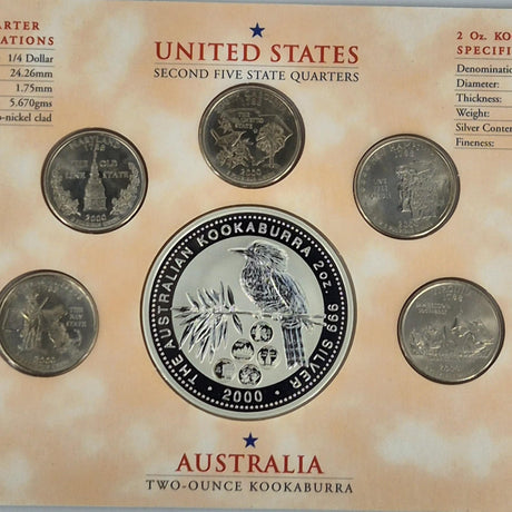 2000 Kookaburra Second Five States Honour Mark Collection