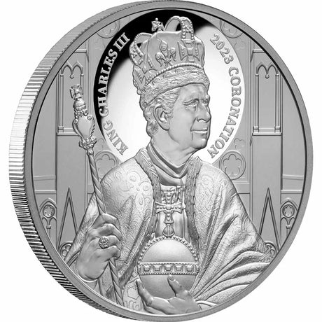 2023 $1 King Charles III Coronation 1oz  Silver Proof Coin