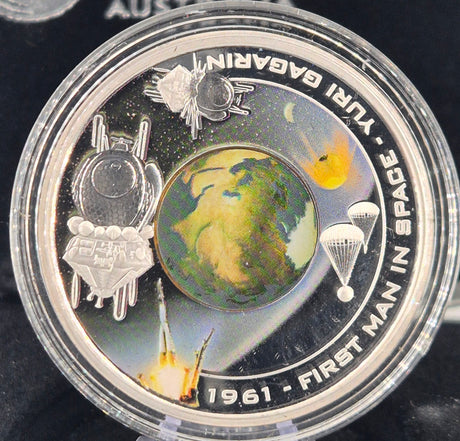 2008 1oz Silver Proof – First Man in Space: Yuri Gagarin