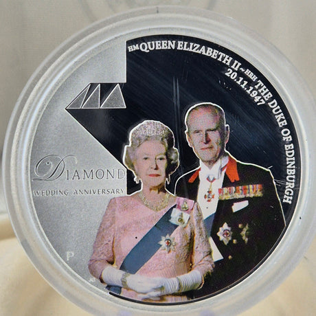 2007 1oz Silver Proof – Diamond Wedding Anniversary
