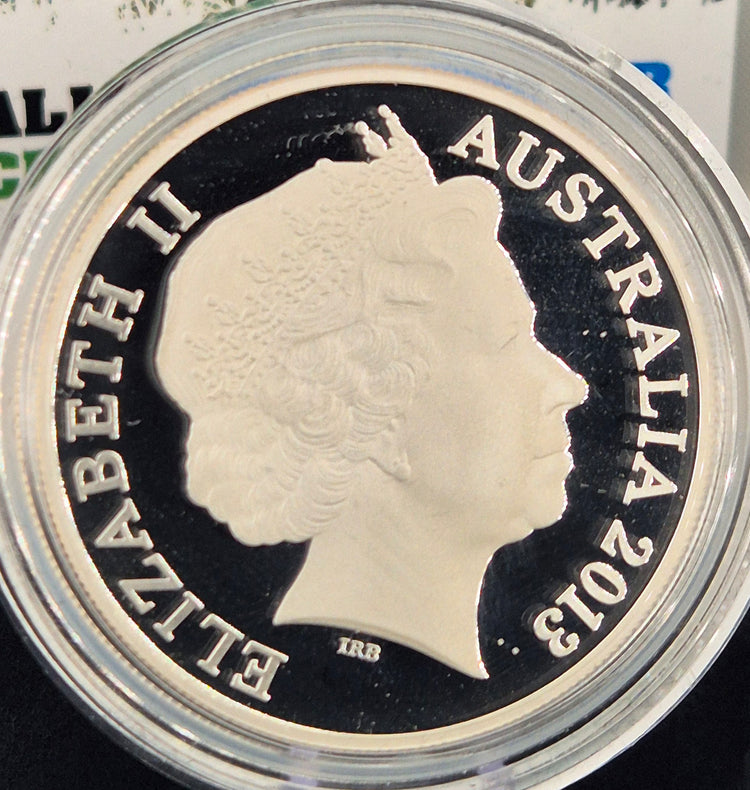 2013 $1 Silver Proof – ‘Bindi’ Saltwater Crocodile