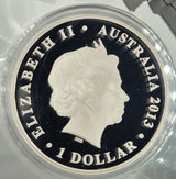 2013 The Land Down Under – Landmark 1oz Silver Proof Coin