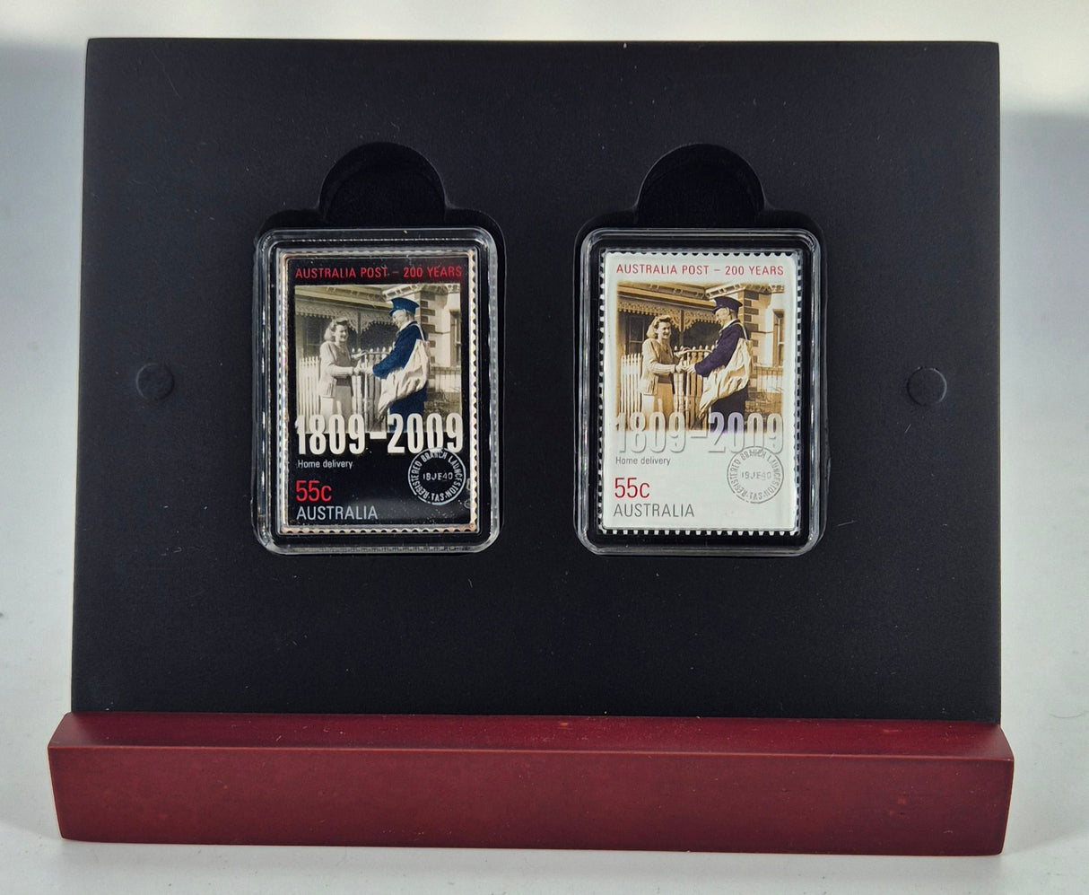 2009 Stamp-Coin set 'Home Delivery'