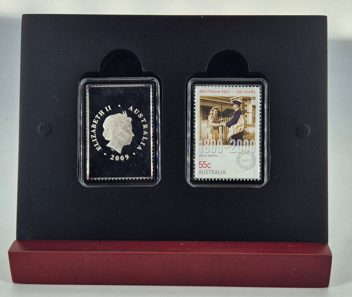 2009 Stamp-Coin set 'Home Delivery'
