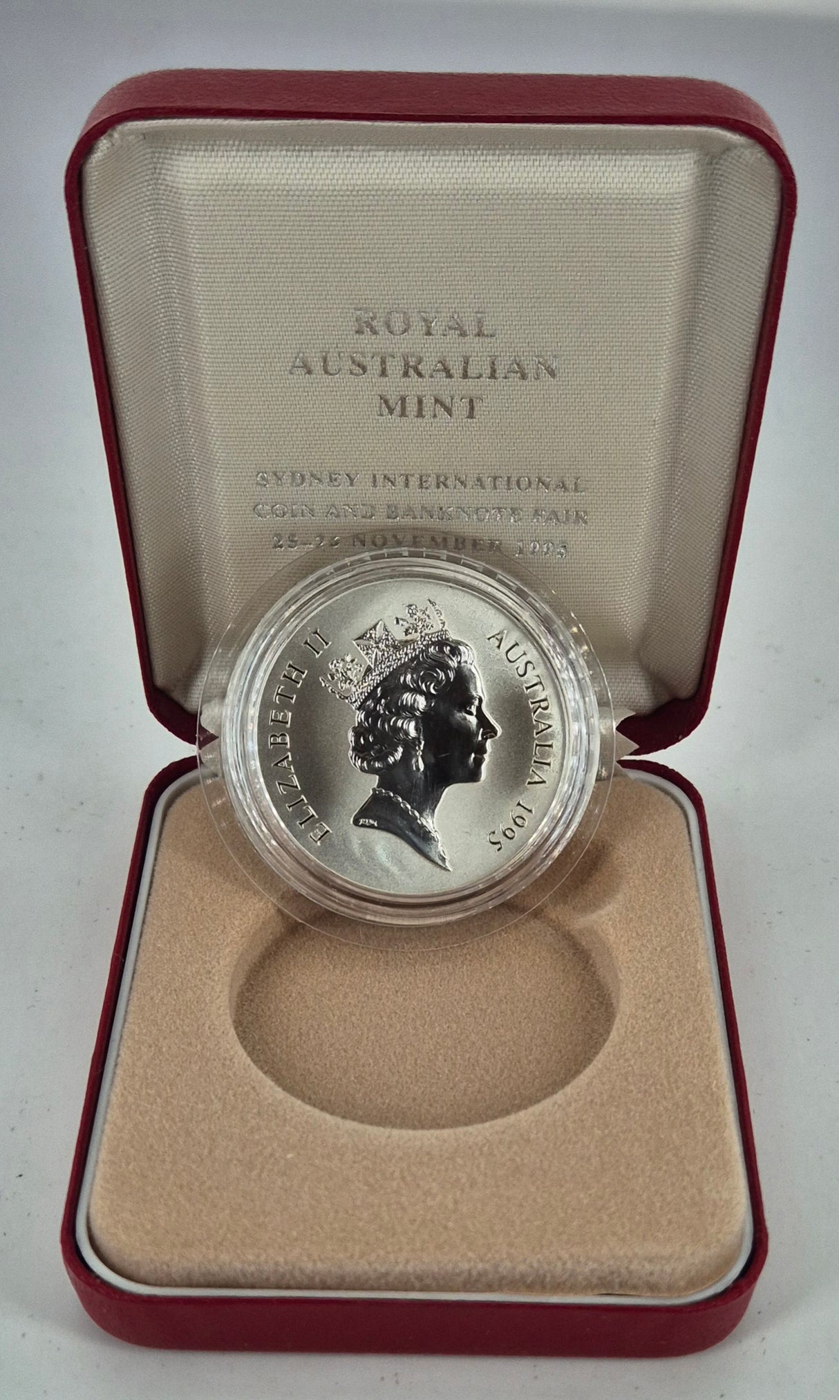 1995 Australian Silver Kangaroo – 1 oz Special Fair Issue